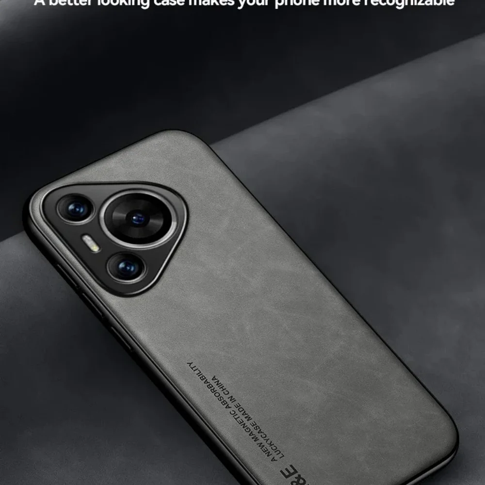 FLYKYLIN Leder Luxus Schutzhülle Auto Halter Telefon Fall Für Huawei Pura 80 70 P60 P50 P40 P30 Pro Mate 70 60 50 30 Abdeckung