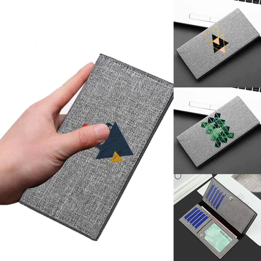 Attractive Clutch Purse for Holder Hand Pouch Portable Carry Bags Shape Pattern Long Wallets for Business Meeting Events