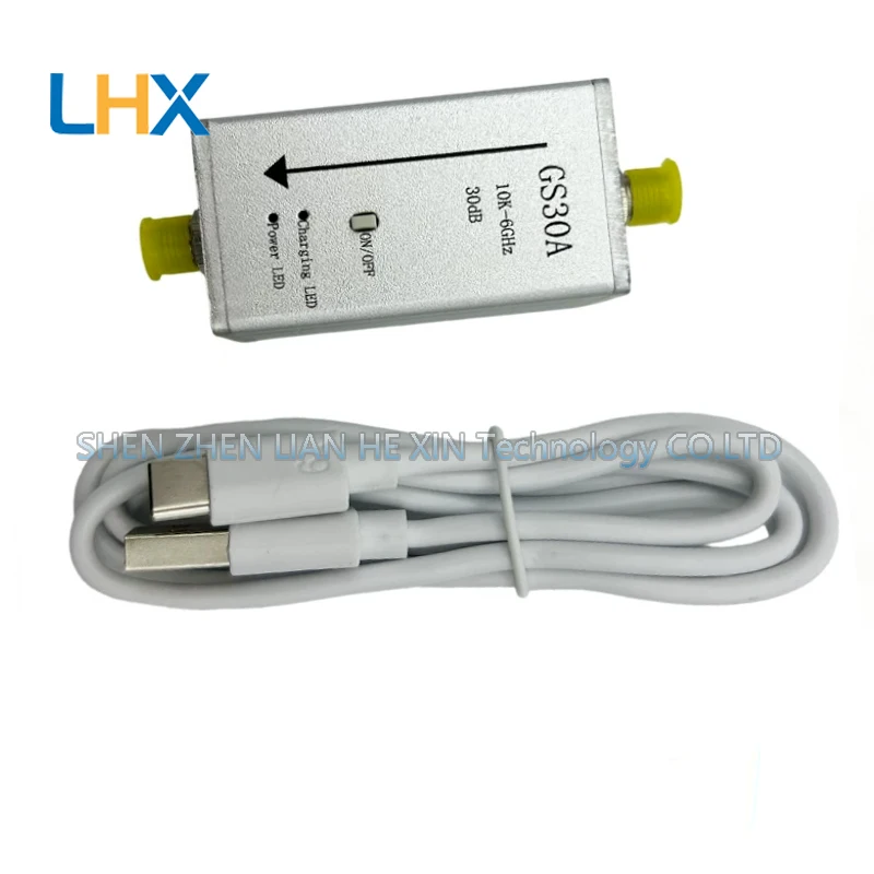 Rf power amplifier 10K-6GHz gain 30dB high-frequency digital RF signal amplifier module in stock