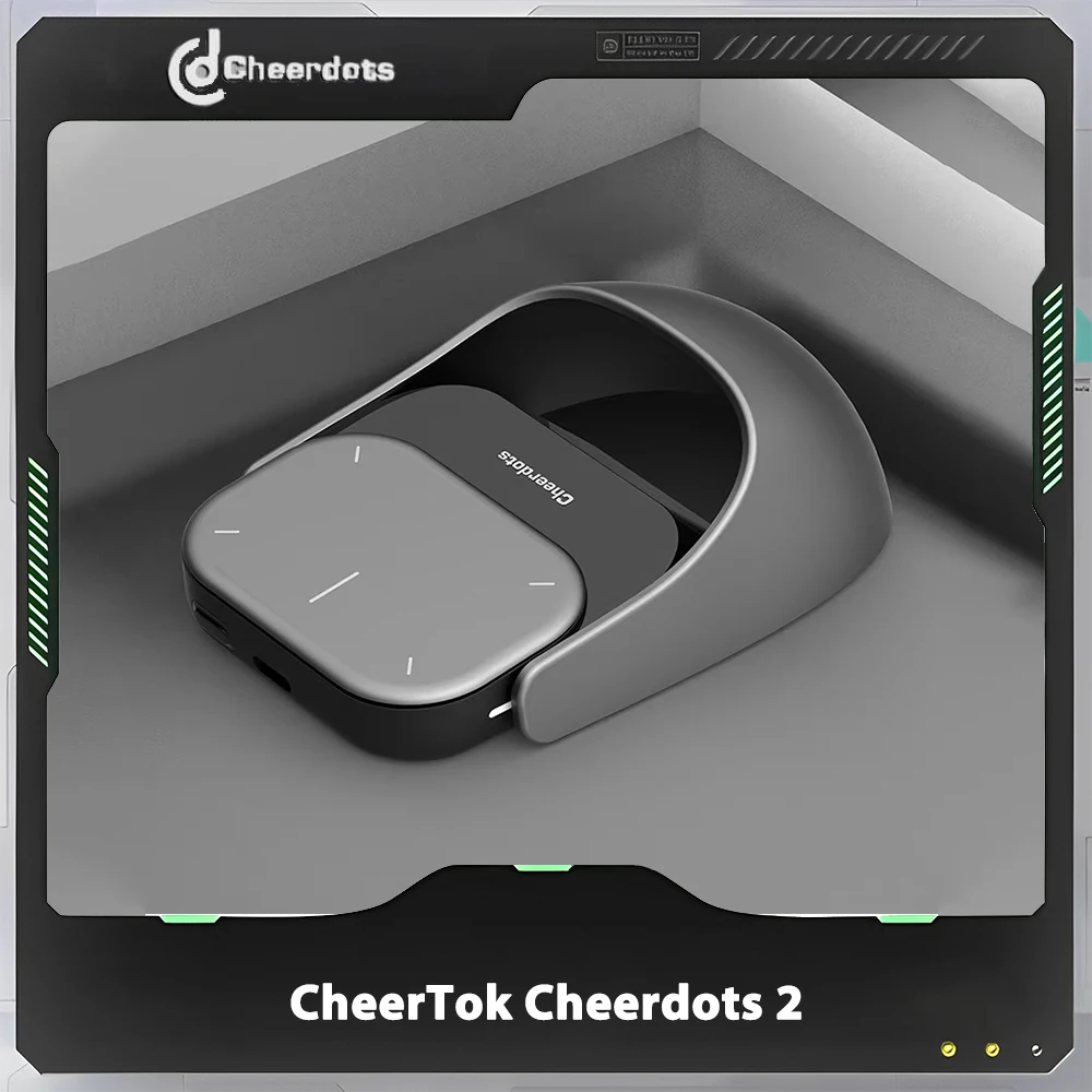 CheerTok Cheerdots 2 Wireless Touchpad AI Recording ChatGPT Enabled Mouse All-in-one Pocket AirMouse Presenter Smart Phone Remo