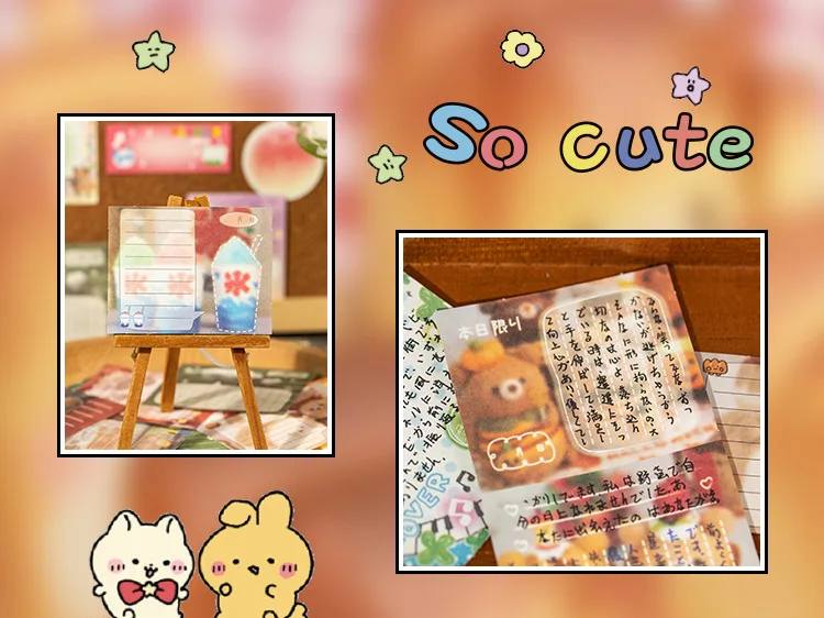 YuXian 200-Pack Sticky Notes Set Ancient Style Emotion Doodle Series Versatile DIY Scrapbooking Base Message Leave