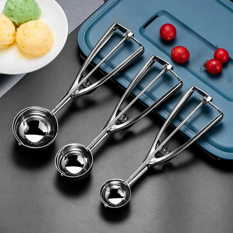 Ice Cream Scoop Kitchen Tools Multi-style Ball Digger Handmade Ice Cube Mold Easy Demoulding Kitchen Accessories ice tray mold