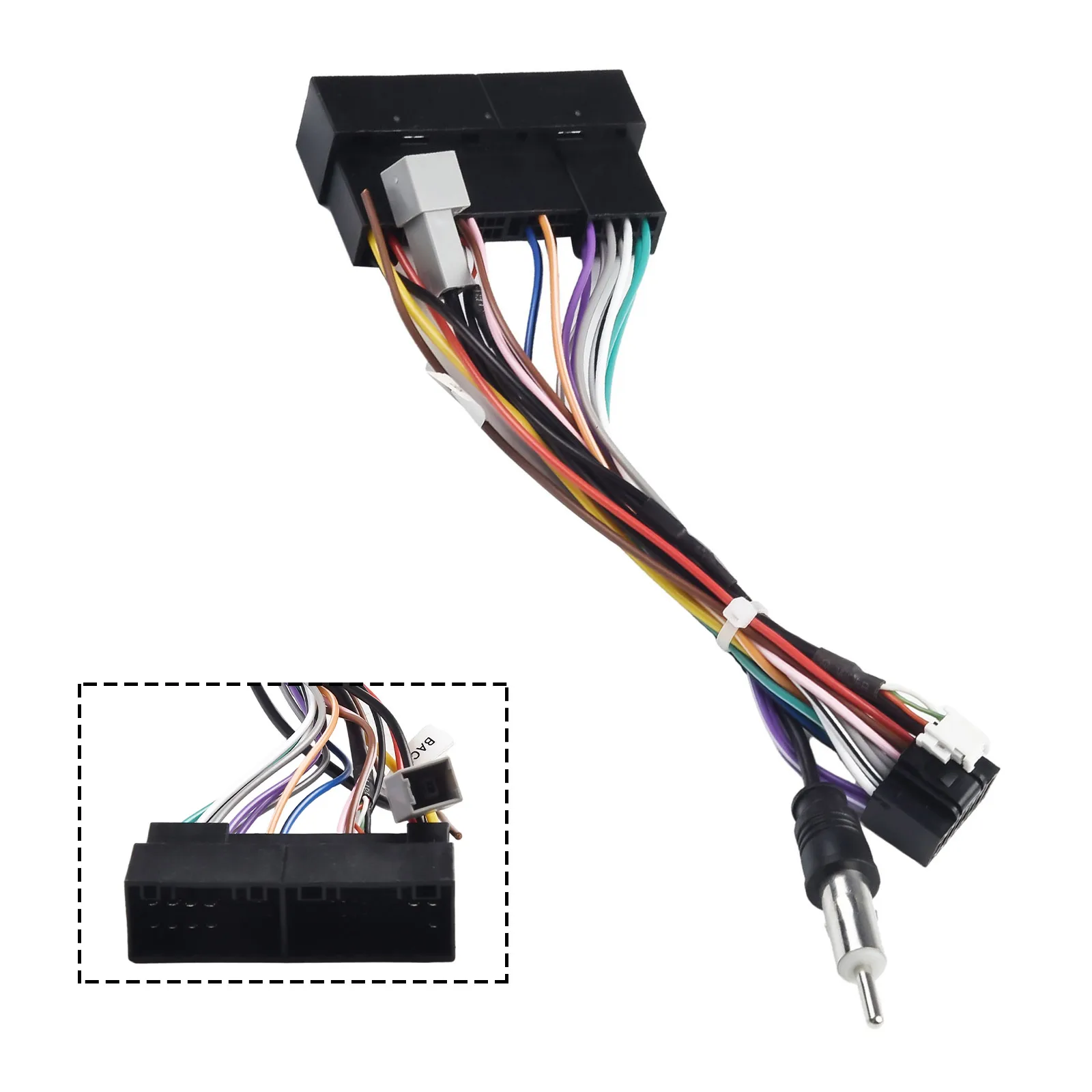 16P For Hyundai IX35 For Kia Op Tima Car Radio Power Harness W/Antenna Adapter Car Accessories Audio Adapter Cable High Quality