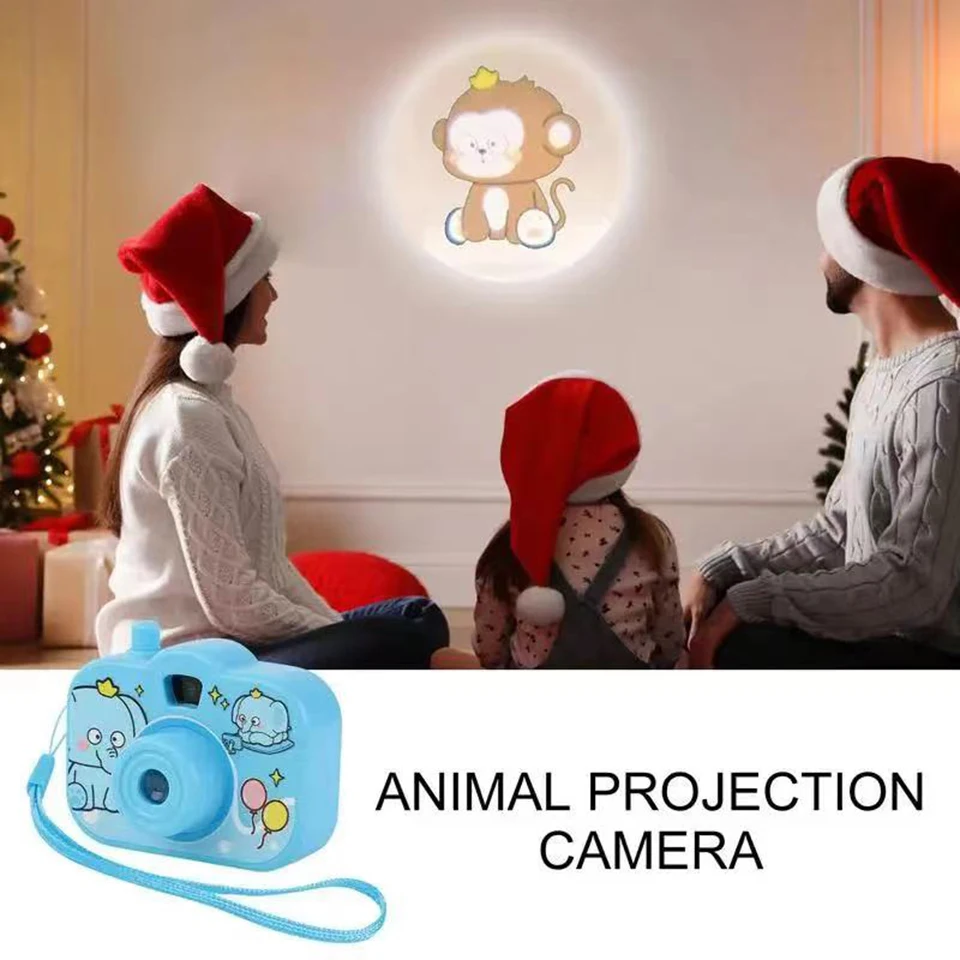 Projector Camera Mini For Kids Animal Image Fun Portable Projector Night Light Projector for Cognition Boy Girls Sensory Toys