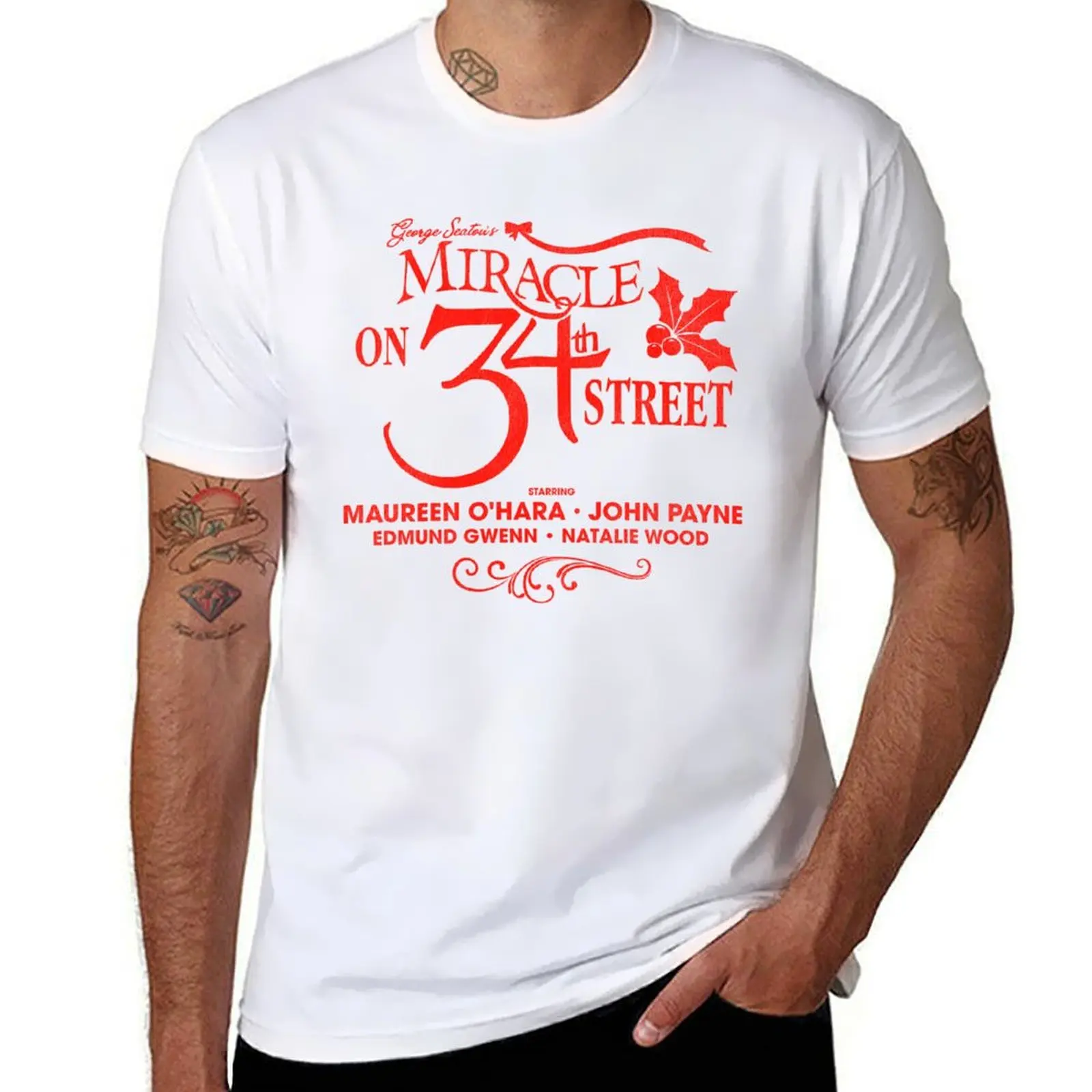 New model Fashionable and Innovative A Miracle On 34th Street T-Shirt man t shirt heavy cotton printed t shirts for man T-S