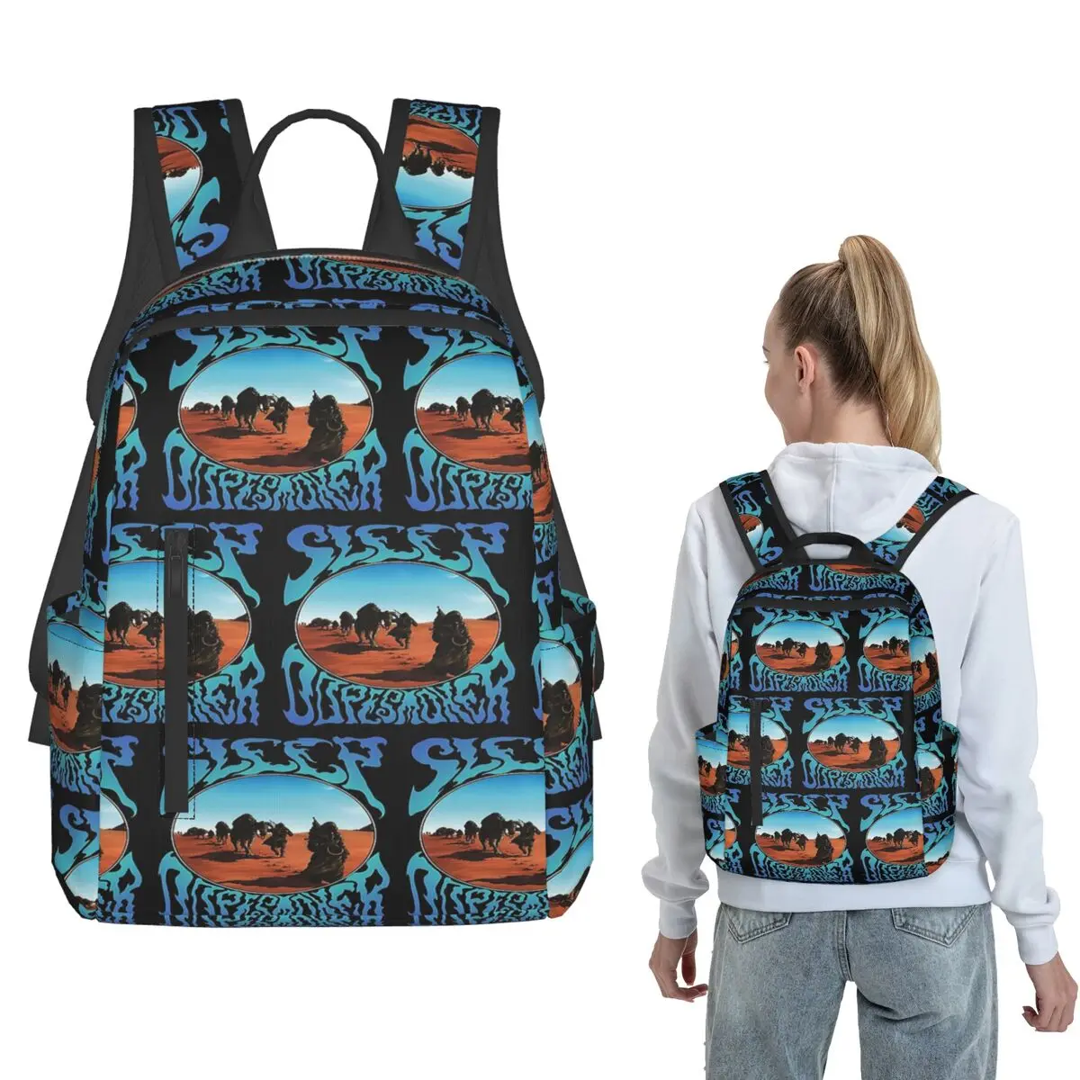 Sleep Stoner Metal Band - Album Cover Dopesmoker Backpack Large Capacity Boys Girls BookBag School Bag Shoulder Bags for Men