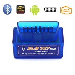 The New ELM327 Is Suitable for Mini V2.1 Bluetooth OBD Dual-mode Automatic Judgment 5.1 Bluetooth Car Fault Detection