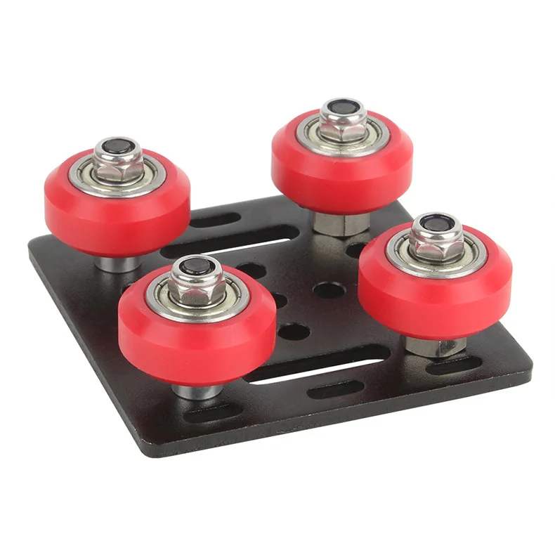 3D Printer V-Slot 2020 Gantry Pulley Set 2-Pack 4 Wheels CNC Accessory