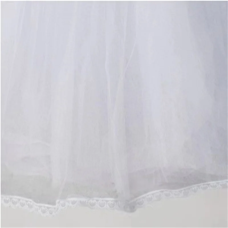 8-ply hard yarn super boneless skirt support wedding dress underskirt super large lace seamless poncho skirt cos base skirt