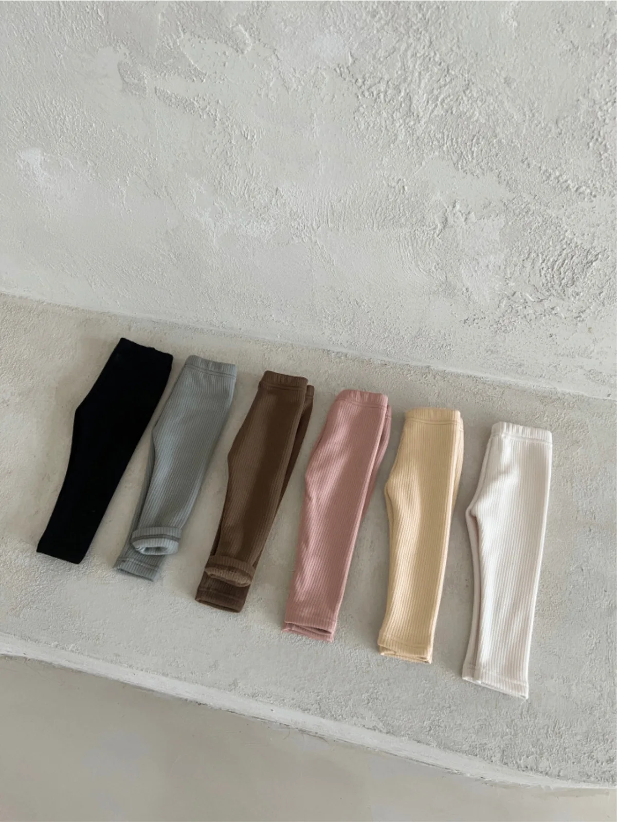 2025 Winter New Baby Fleece Leggings Cotton Infant Girl Warm Trousers Children Solid Simple Elastic Pants Toddler Boy Clothes