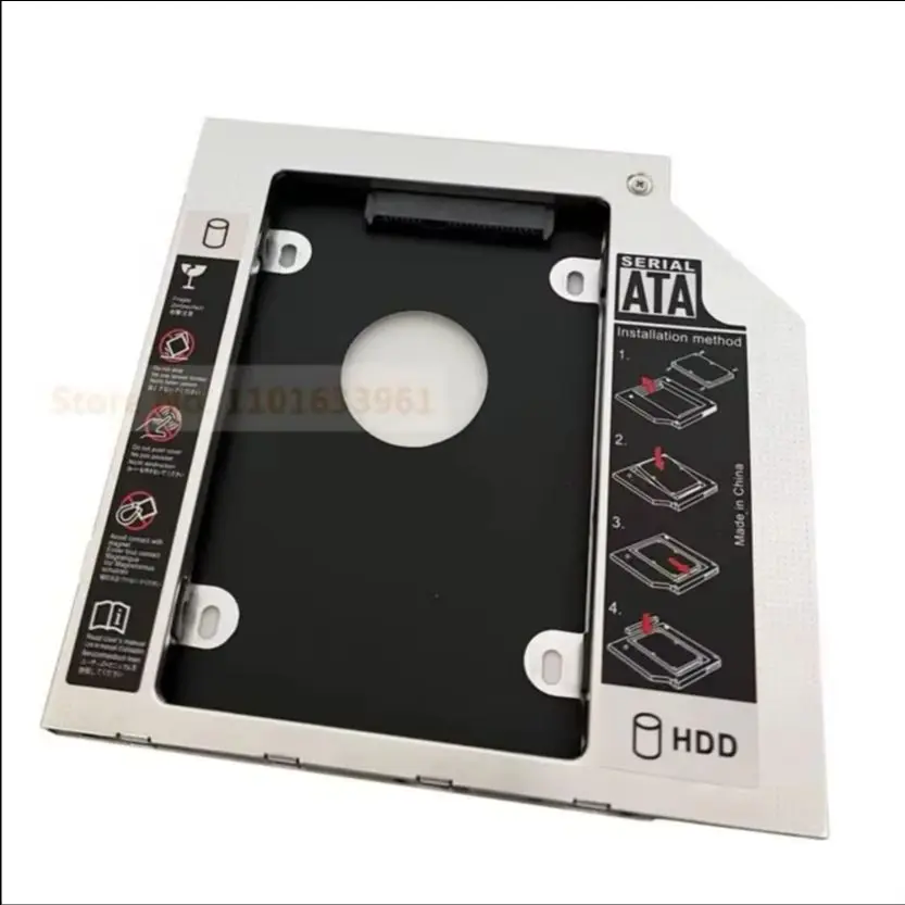 Кронштейн-адаптер (кэди) для второго жесткого диска HDD 9,0 мм в оптический отсек для Asus G550J G550JK N551JX G551VW GL551JK K550JK G551VW G551JW GL752VW