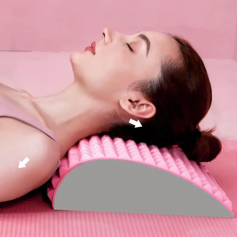 Nek & Rug Brancard Eck Lumbale Ondersteuning Massageapparaat Voor Nek Taille Rug, Ischias, Hernia Schijf Pijnverlichting Massage Ontspanning