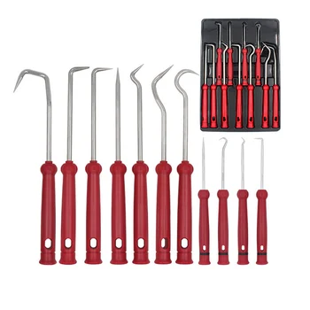 DIY 자동차 O링 오일 도장 도구 스크레이퍼 제거 특수 모양 후크 도구, 오일 도장 고무 추출기 풀러 스크루드라이버