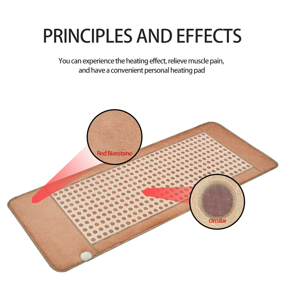 Jade Massage Mattress Tourmaline Heating Pad Far-Infrared Heating Mattress Suitable For Massage Salons And Hydrotherapy
