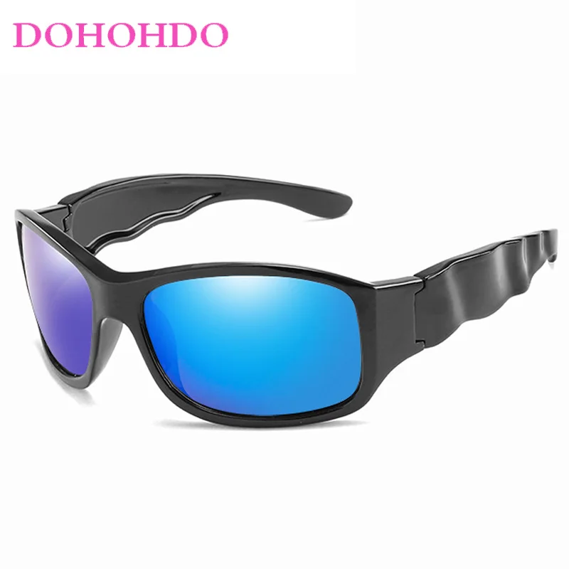 New Polarized Driving Sun Glasses Men Women Big Size Steampunk Retro Sunglasses Wave Square Frame Vintage Protection 100% UV400 image 4