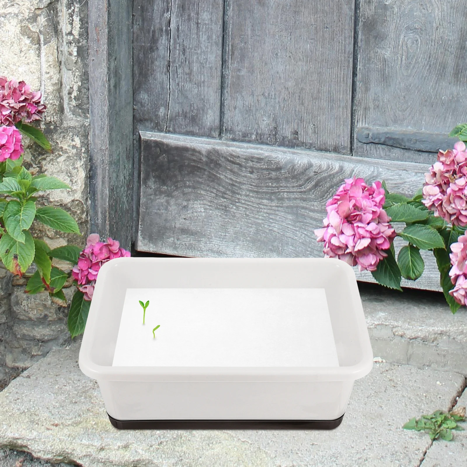 

200pcs Soilless Cultivation Growing Vegetable Safe Durable Nursery Paper Planting Supplies For Sprout Plate Tray Pots