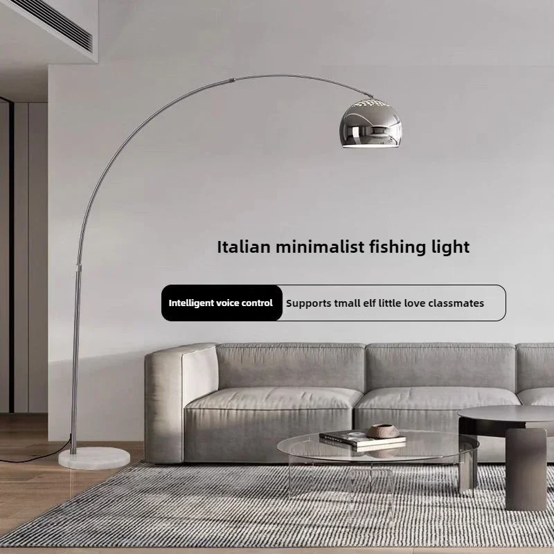 

Italian High-end Marble Designer Simple Atmosphere Parabola Next To The Living Room Sofa Light Luxury Floor Lamps Standing Lamps