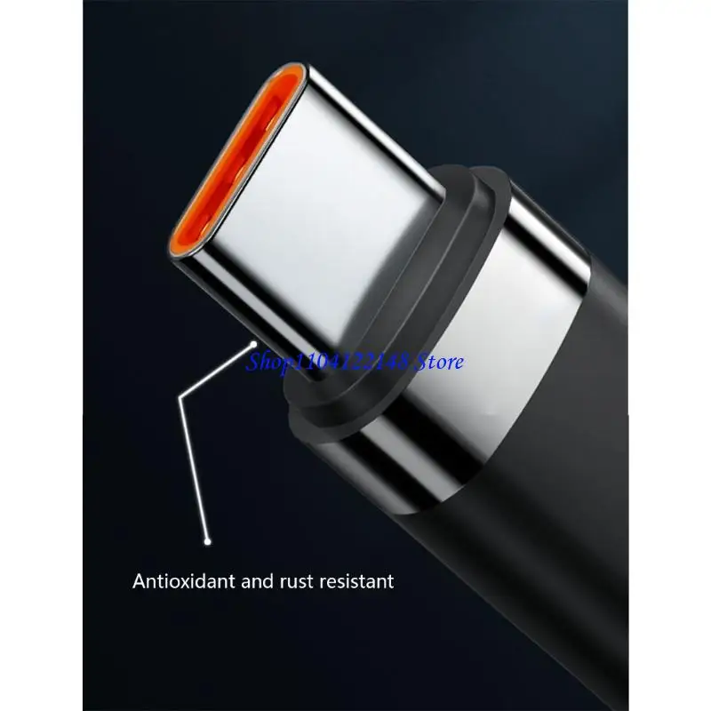 P9FA Type C to Type C Chargers Cable 100W/5A Fast Charging Data Sync Cord for Phone 15 Smartphones Tablets Laptops