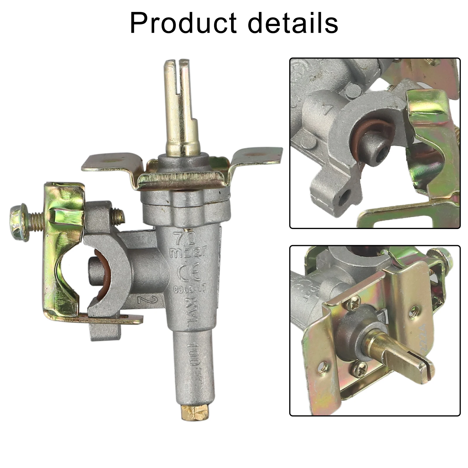 Aluminum Alloy Burner Control Valve Model 1554 for Reliable Use on Your For 36 Inch Grill with Safety Features