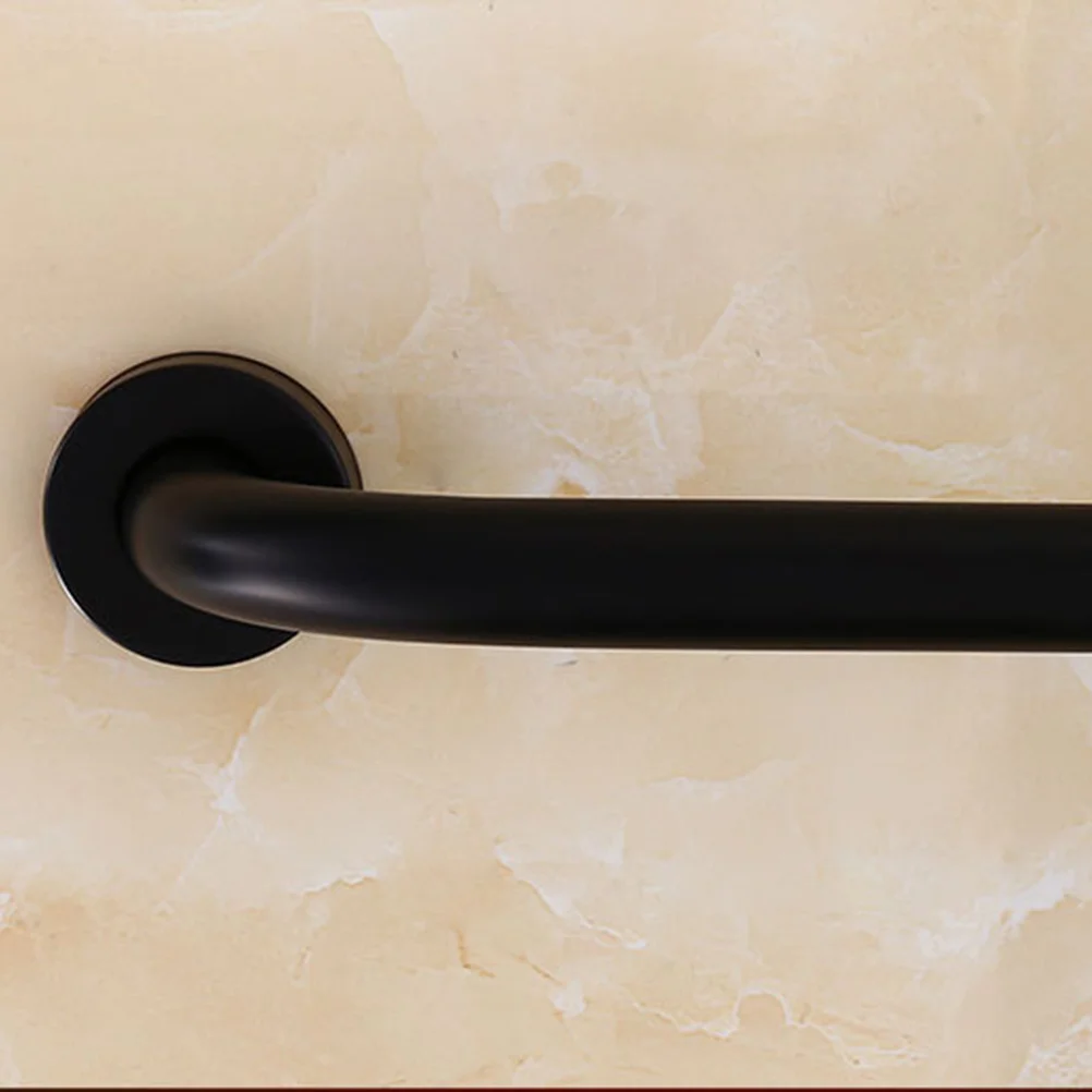 

43cm Bathroom Grab Bar Black Stainless Steel Non-Slip Safety Handle Armrest Toilet Shower for Elderly Safe Grab Bar