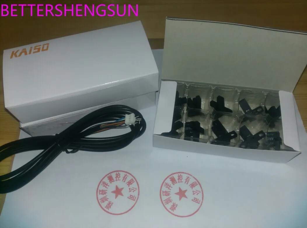 PU-T972 Photoelectric Sensor Switch With PU-3820 Two Meter Cable Through Beam Photoelectric Switch Sensor Integrated Circuit