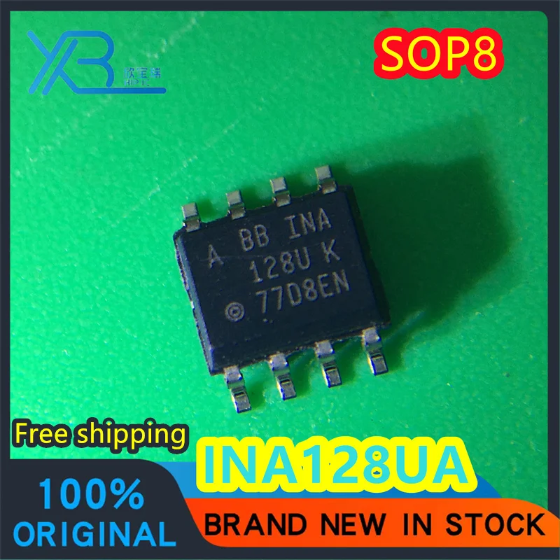 

(10/50 pieces) INA128UA original INA128 linear instrumentation amplifier package SOP8 spot delivery fast Free shipping
