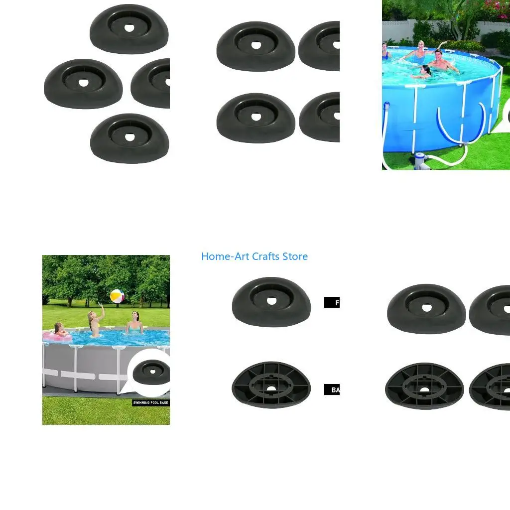 Y3NA Robusts Backyard Swimming Pool Footing Feet Support Stand Maintenance For P61802