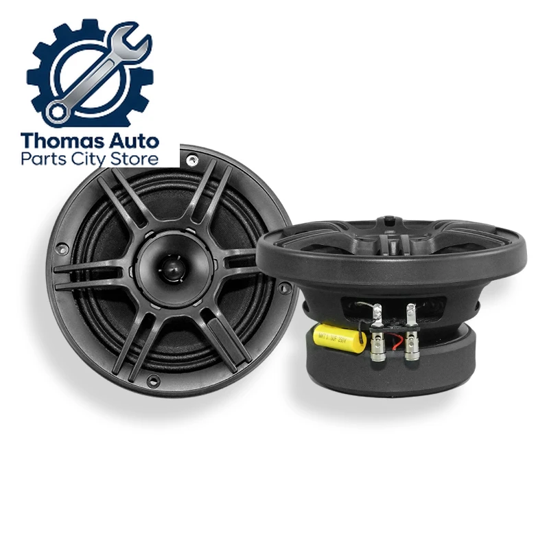 

6.5" Coaxial Speaker 200Watts 4 Ohm Steel Basket 1.5" KSV Midrange 1" Neodymium Tweeter Coaxial Speaker With Plastic GrillATV&UT