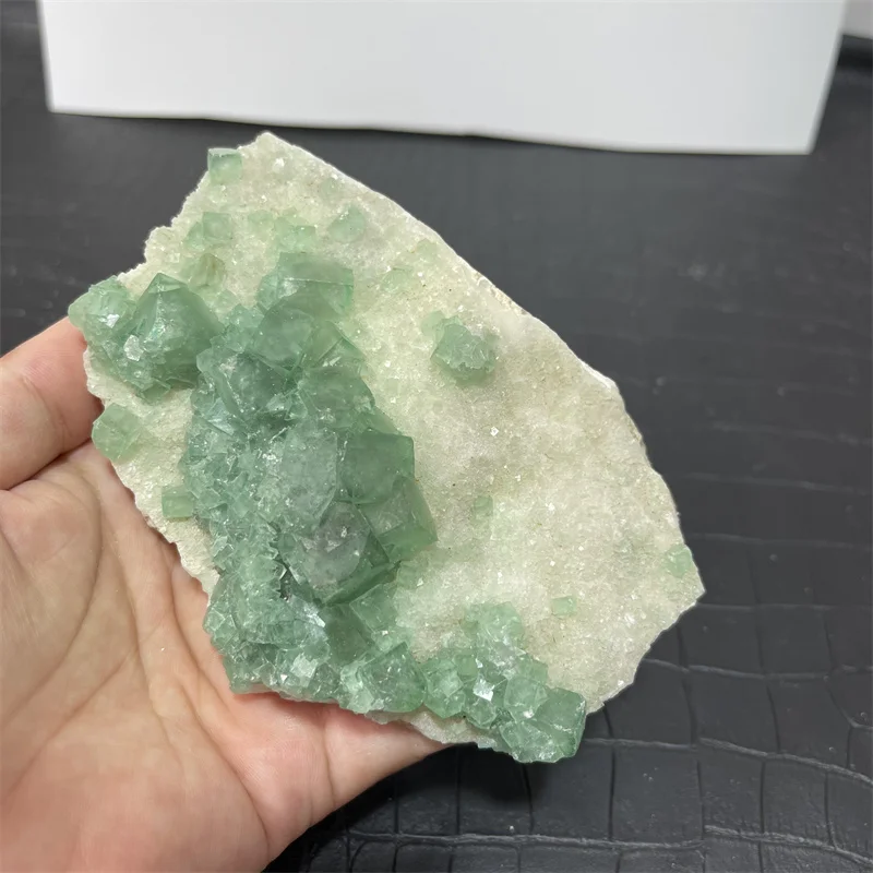 Green Fluorite Rough Mineral Crystals Natural Quartz Healing Gems Reiki Stones