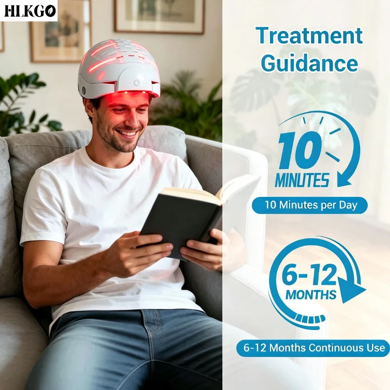 Medical Grade 300 Laser 650nm 660nm LLLT Hair Growth Cap Helmet Red Light for Baldness Thinning Hair Regrowth Home