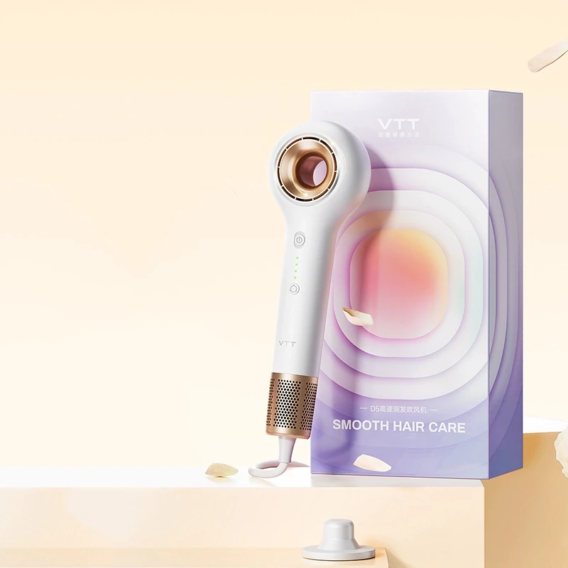 

Высокоскоростной фен VTT, бытовой статический, 600 миллионов отрицательных ионов, уход за волосами, быстросохнущий фен