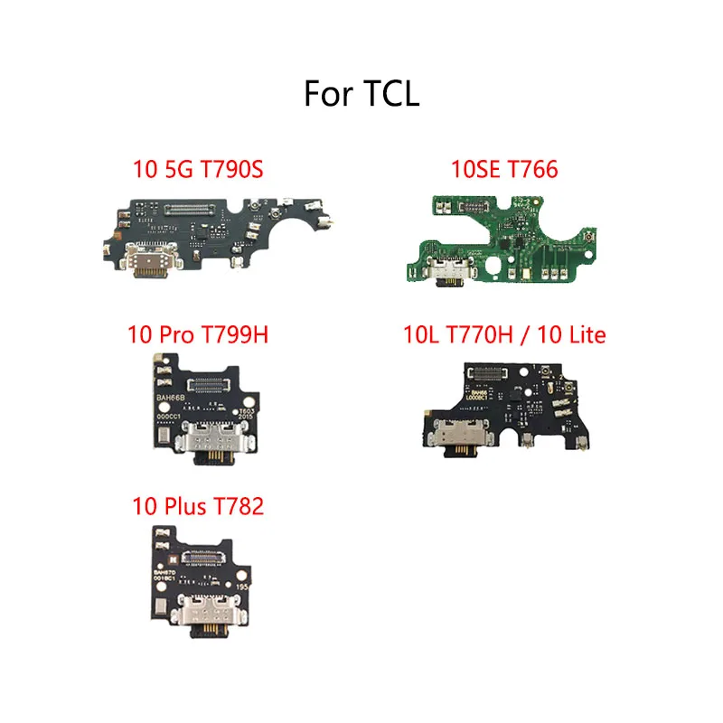 

USB Charge Dock Socket Connector Flex Cable For TCL 10 Pro Plus T799H 5G T790S 10SE T766H Lite T770H T782 Charging Board Module