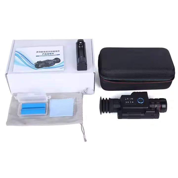 1-10X Multi-Function Digital Day and Night Vision LserRangefinder Infrared Outdoor Hunting Scope IR Monocular