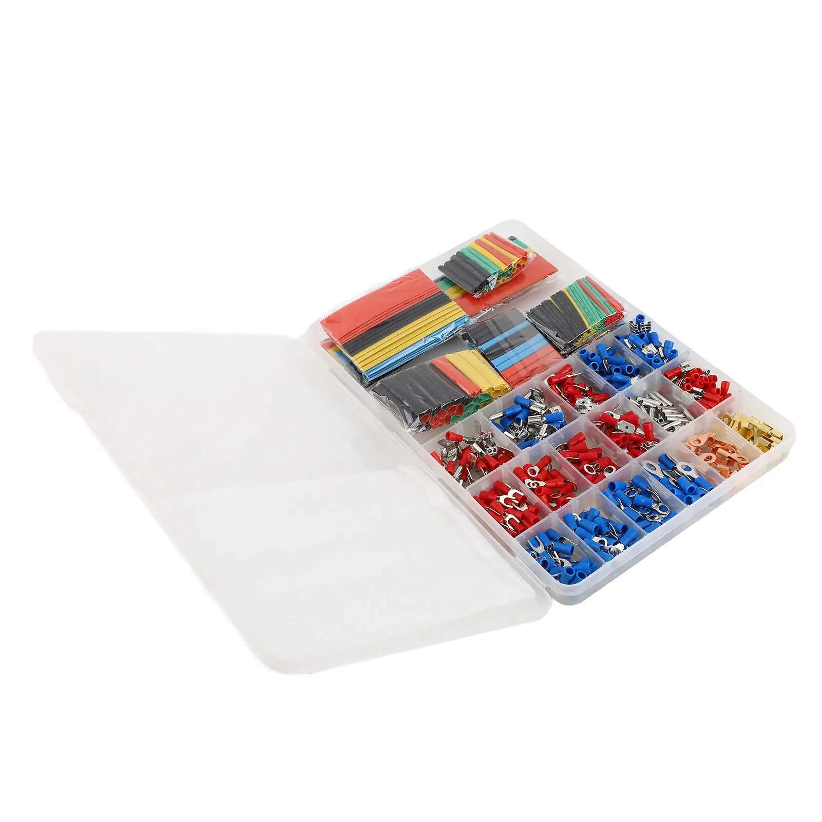 678PCS Car Cable Wire Electrical Set 350PCS Terminals Connectors + 328PCS 2:1 Shrinkable Tube Heat Shrink Tube With Assorted Box