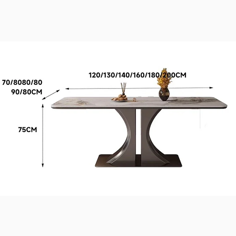 Stół do jadalni Zestawy mebli ogrodowych Stoliki kawowe Centrum salonu Restauracja Kuchnia Nowoczesny luksusowy stół Basse Jadalnia Kawa
