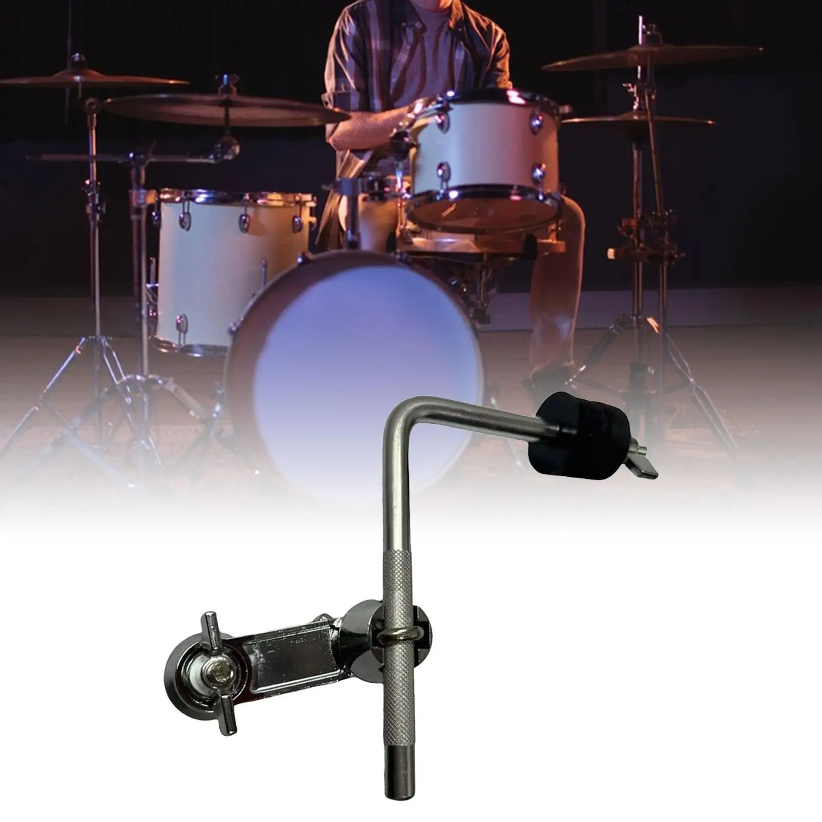 

Cymbal Holder Hardware Cymbal Stand Removable Drum Accessories Sturdy Drum Extension Stand Clamp Cymbal Stand Holder Support