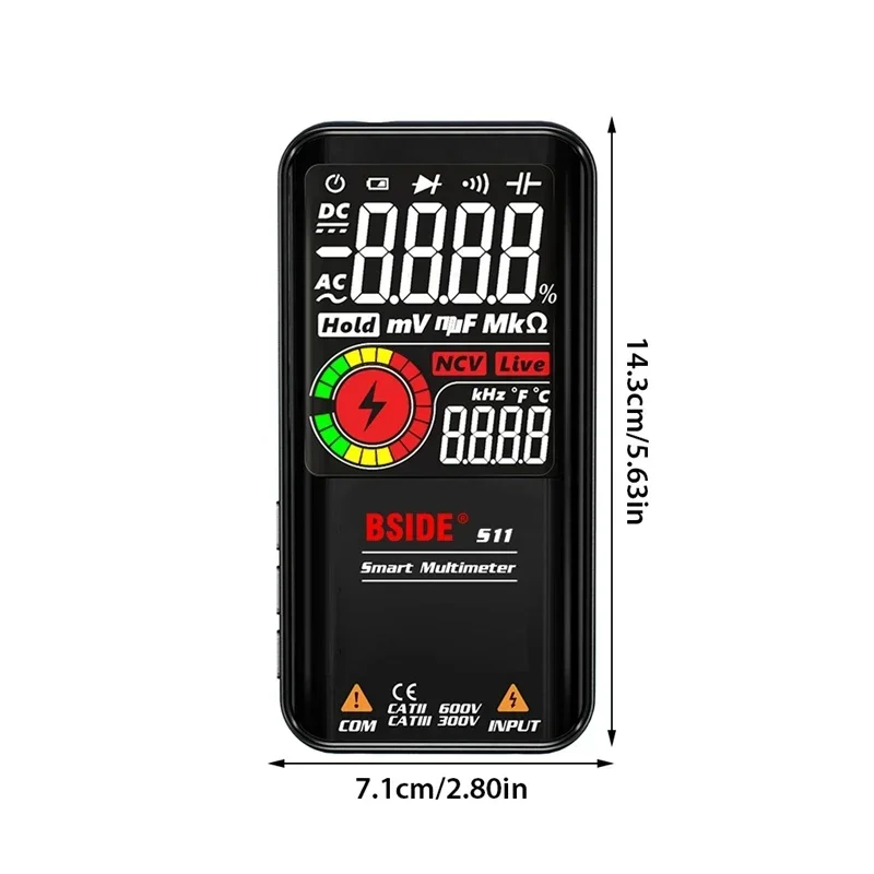 S10 S11 S20 Digital Multimeter High Precision Intelligent Burn Prevention Fully Automatic Electrician Home Maintenance