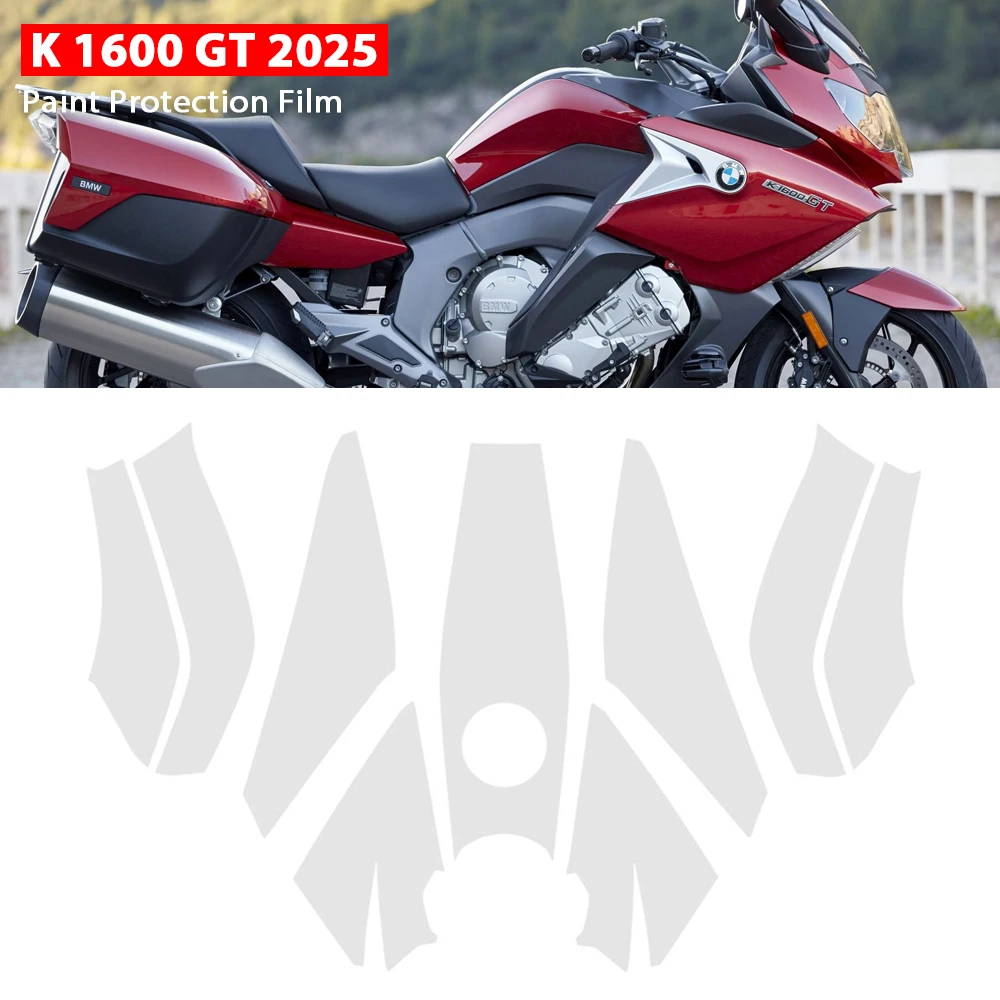 

PPF мотоциклетная прозрачная защитная пленка из ТПУ K 1600GT, защитная пленка для топливного бака, комплект против царапин для BMW K1600GT 2025