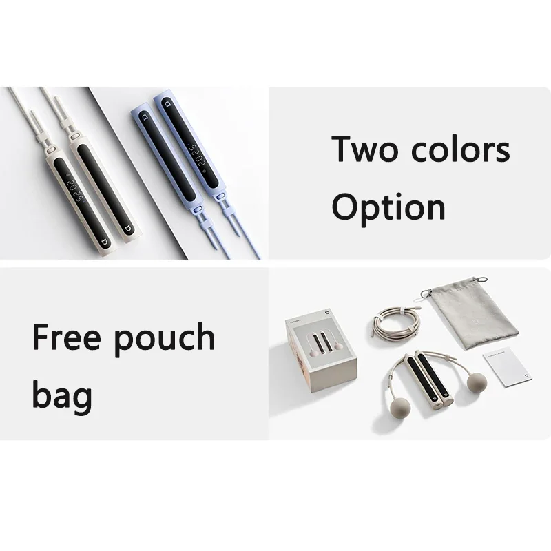 Xiaomi Mijia Smart Jump Rope 2 Bluetooth Fitness Perdita di peso Esercizio Conteggio Palla di gravità Saltare Bruciare i grassi professionale