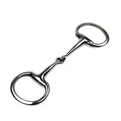 Snaffle per cavalli in acciaio inossidabile, punte per punte, punta da allenamento, portatile, con anelli, punta per bocca di cavallo, snack da masticare per cavalli per esterni