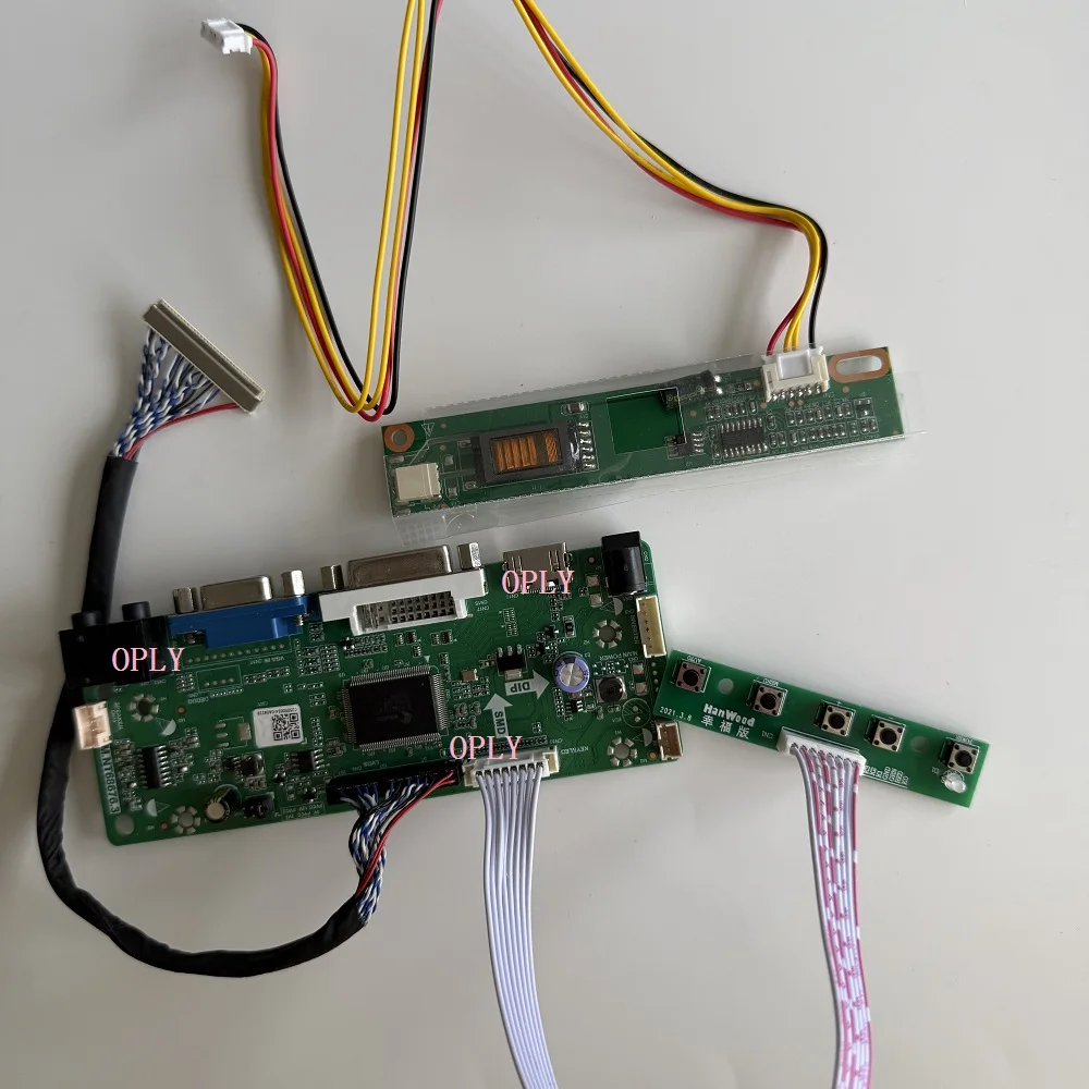 

M.NT68676 HDMI-compatible VGA DVI Controller board kit for LTN141P2 LTN141P4 LTN141P4-L02/L03 14.1" 1400X1050 LCD Screen LED DIY