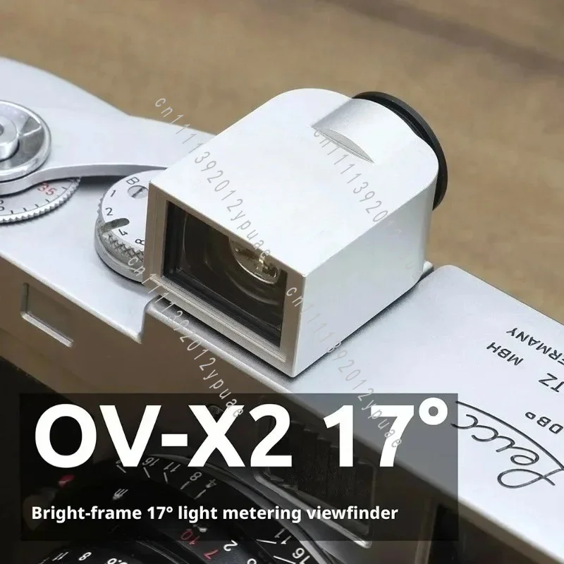 17 Degree Optical Viewfinder For Film & Digital Cameras, OV-X2 Focal Length Adjustable External View Finder