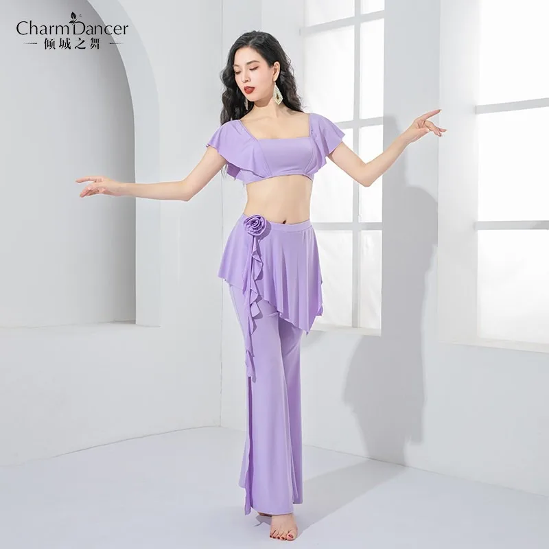 Customized Women Bellydance Costume Indian Eastern Dancewear Practice Clothes Training Suit Group Stage Wear Performance Pants
