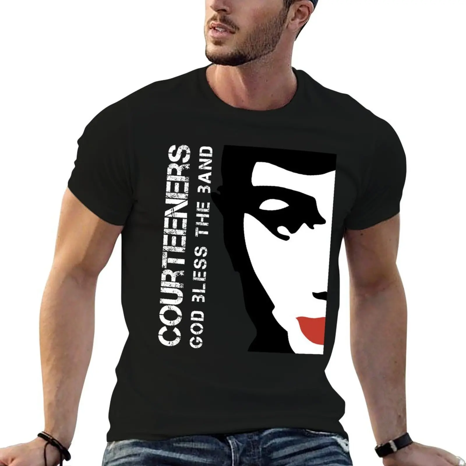 Courteeners god bless the band tshirt T-Shirt Plus Size Non-Shrink T-Shirt