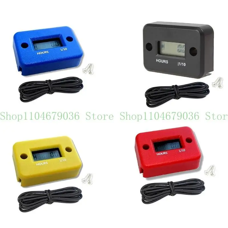 652F Light Weight Engine Gauge Hour Meter Digital Working Gauge Tools for Motorcycle