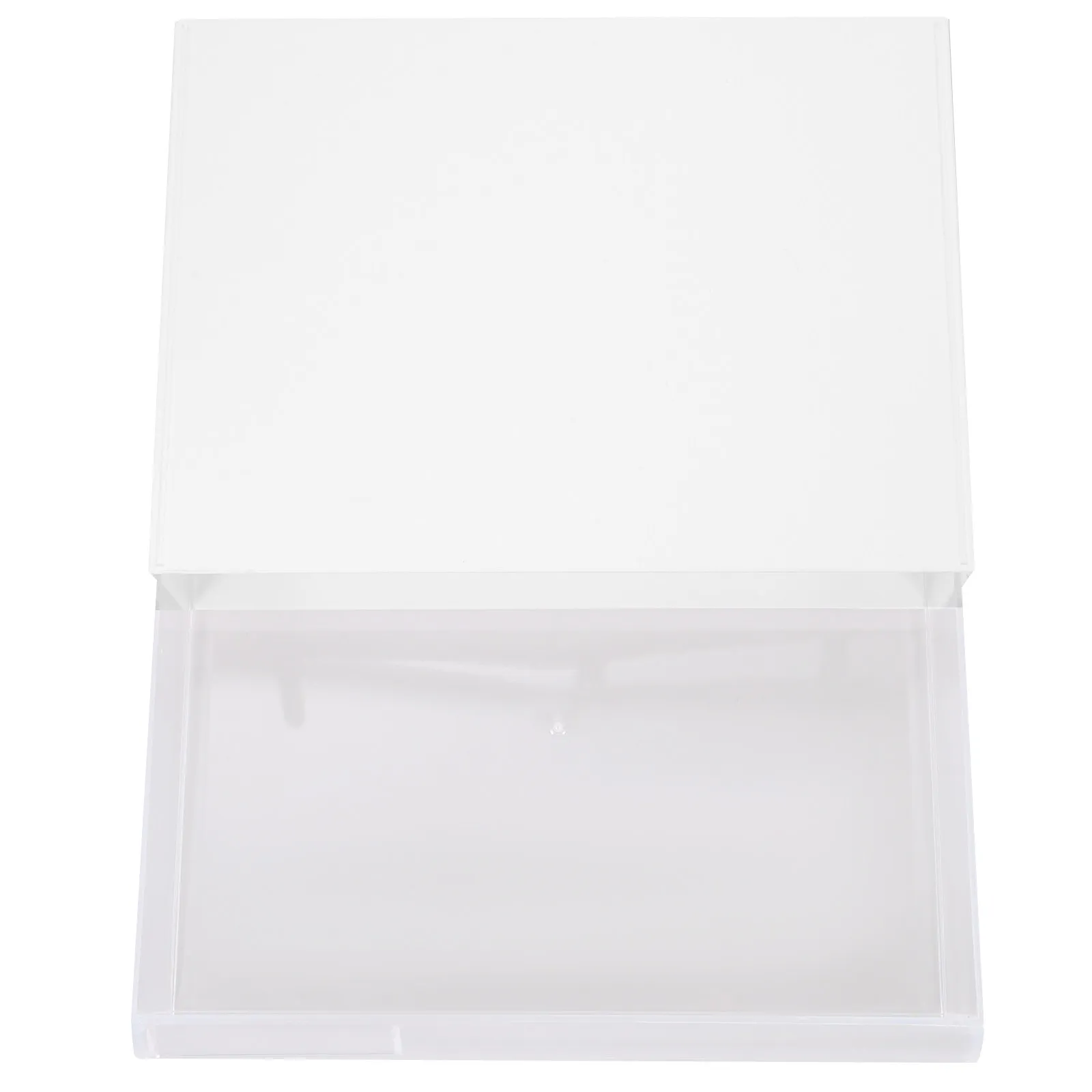 Under Desk Organizer Box Premium Plastic Hidden Drawer for Stationery Tools Cosmetics Self-Adhesive Installation Desktop