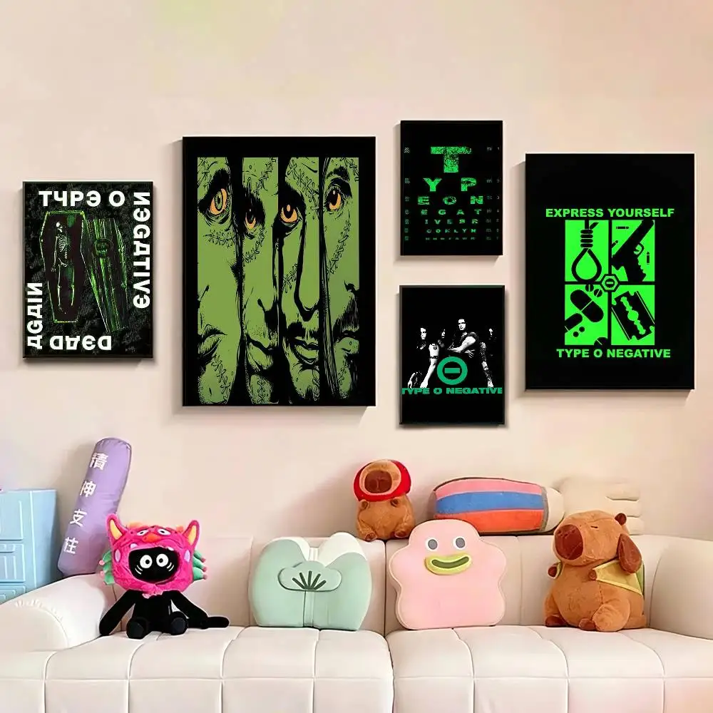 

T-Type O N-NegativeS Poster Picture Canvas Painting Wall Art Home Decoration Print For Living Room Decor