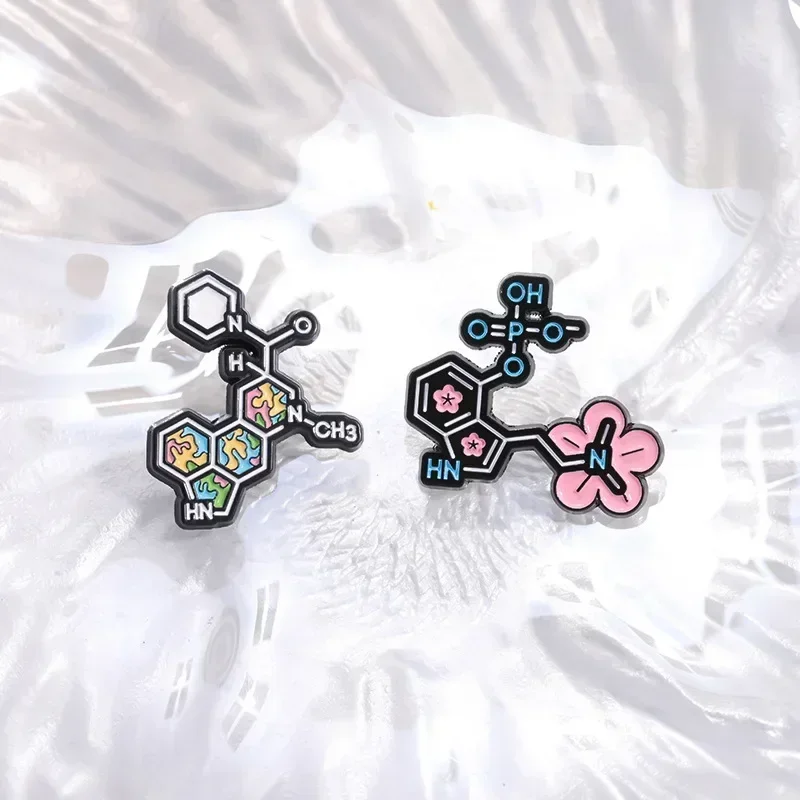 العنصر الكيميائي 74 المينا دبابيس الكيمياء الصيدلي الجين ستراند دبابيس شارة مجوهرات هدية للطلاب