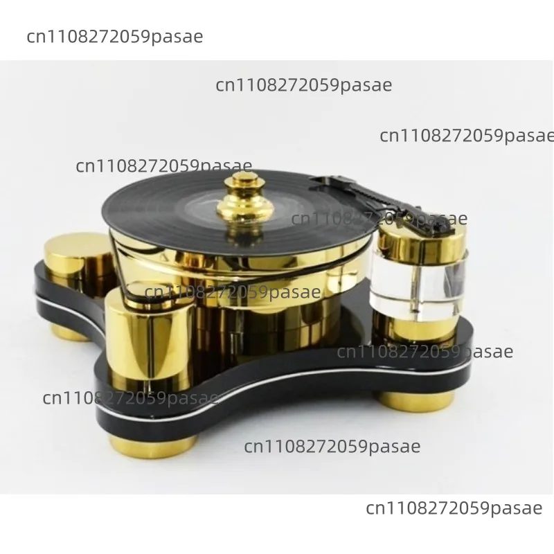 Speaker: Modern simple silver metal subwoofer, desktop living room, retro ornaments, model room, soft speaker