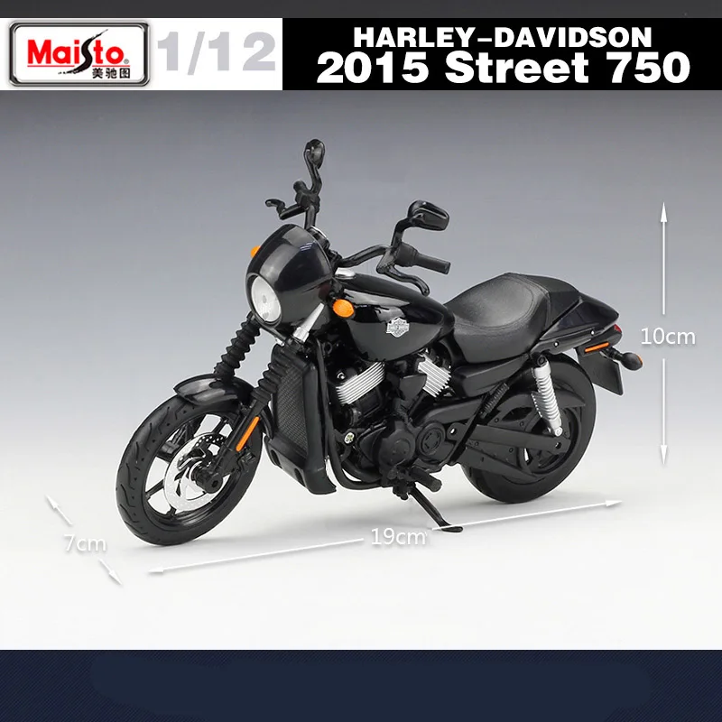 Maisto 1:12 Harley 2015 Street 750 Alloy Motorcycle Model Diecast Metal Toy Race Motorcycle Model Simulation Collection Kid Gift